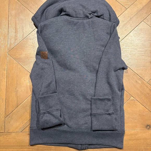 Hollister Dark Blue Hoodie with Toggle Closures, Size S - Picture 8 of 8